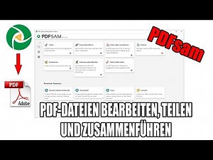 PDF-Dateien bearbeiten, teilen und zusammenführen | PDFsam