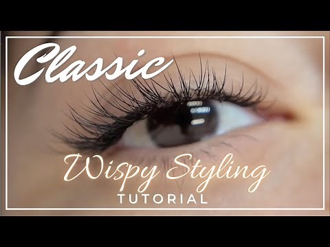 How to: wispy classic lash extensions || step- by- step.. must watch!!