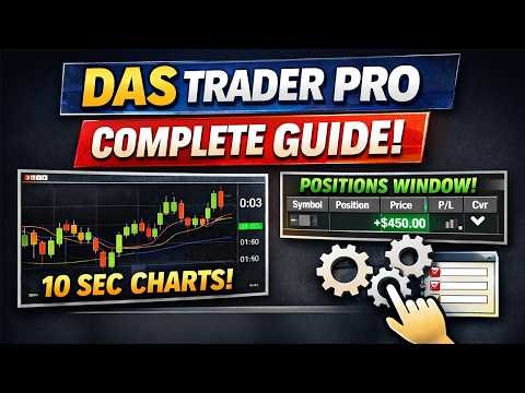 DAS Trader Pro Setup Guide for Day Traders (10-Second Charts + Level 2 & Time and Sales)