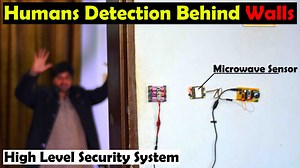 Microwave Sensor with Arduino for humans and objects detection behind walls
