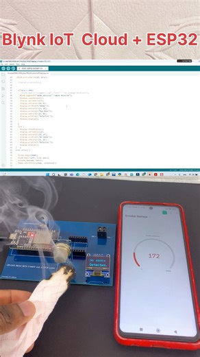 7K views · 42 reactions | IoT Raindrops detection using ESP32 using Blynk IoT Cloud & OLED Display | Upload Ideas with Itamar | Facebook