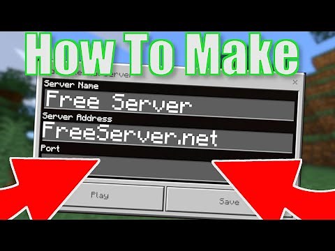 How To Make A Free Minecraft Server! - BEDROCK & JAVA!