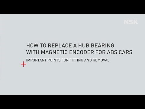 How To Replace Magnetic Encoder Wheel Hub Bearing - Featuring NSK HUB I
