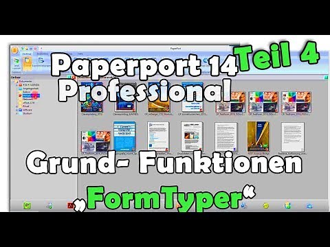 Kofax Paperport 14 Formtyper