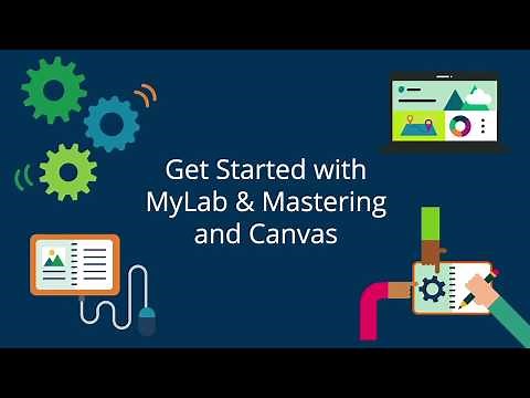 Get Started with MyLab & Mastering and Canvas