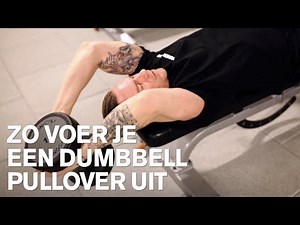 Dumbbell Pullover: train your chest muscles and work on your mobility at the same time