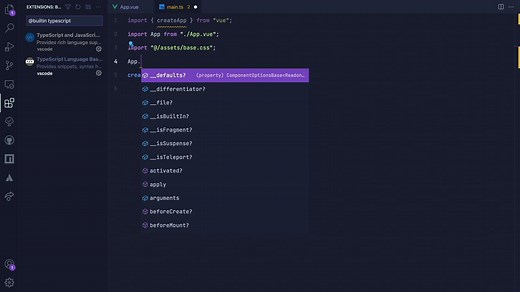 Setup VS Code for TypeScript and Vue