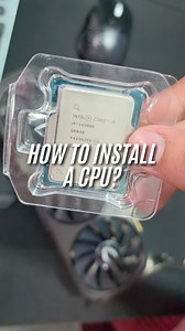 76K views · 1.2K reactions | How to Install a CPU? ️ Installing a...