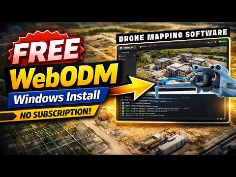 How to Install WebODM on Windows (2026 Update) | FREE Drone Mapping Software For Life.