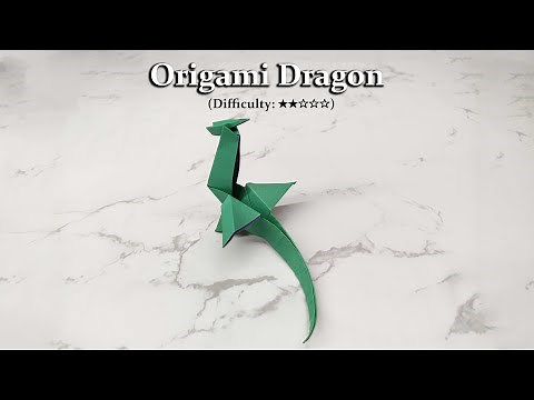 [DETAILED TUTORIAL] Origami Dragon– Fold a Cool and Easy Paper Dragon Step-by-Step!