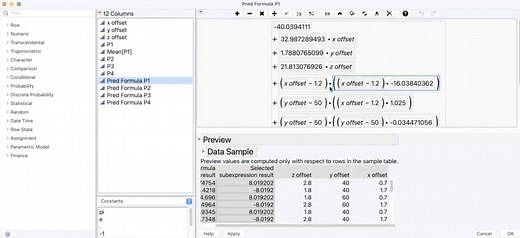 Using Formulas and the Formula Editor