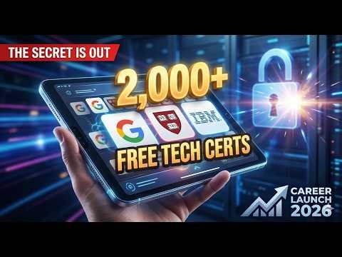 I Found 2,000+ FREE Tech Certs... they are ALL AWESOME !