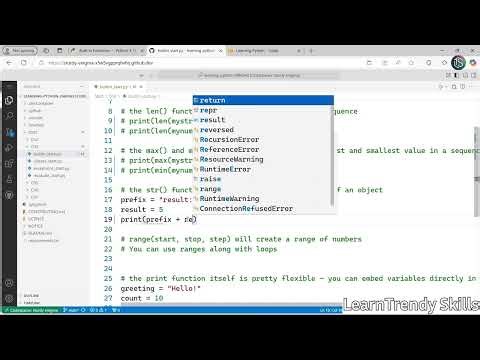 Python Built-in Functions Explained | Learn Python for Beginners