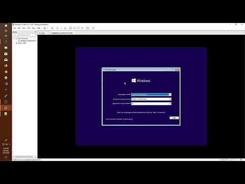 [045] Creating a Windows 10 virtual machine in VMWare