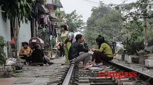 6.3K views · 117 reactions | We take a short stroll along the railway line running through the centre of Hanoi, checking out the local life that thrives there. The place has become a minor tourist attraction. Look out for trains! Check out our independent travel guide to Hanoi - ﻿https://www.rustycompass.com/vietnam-travel-guide-233/hanoi-5 | Rusty Compass | Facebook