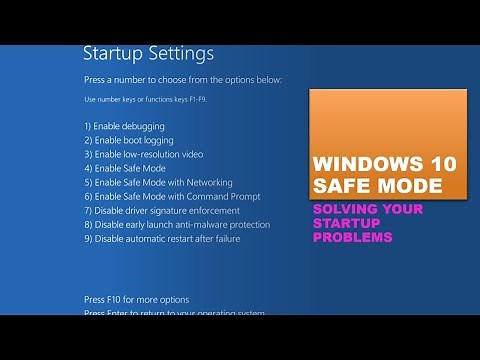 How to boot Windows into Safe Mode: Windows Startup Settings