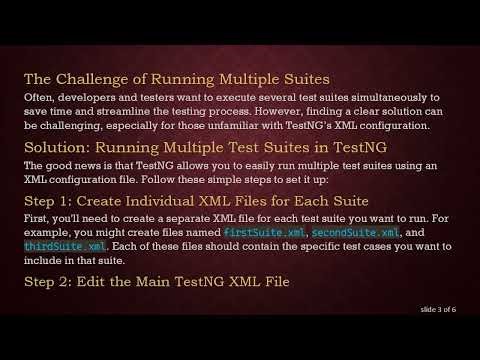 Can You Have Multiple Test Suites in TestNG? Here's How!