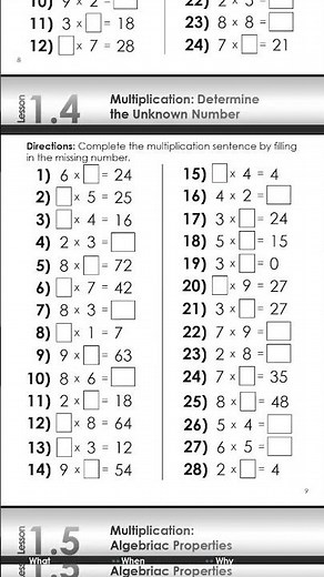 Affordable 3rd Grade Math Workbook | Common Core Aligned!