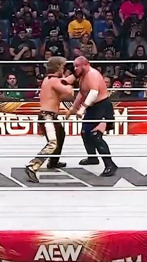 GREAT EXCHANGE! #SamoaJoe vs #HangmanPage #AEWWrestleDream