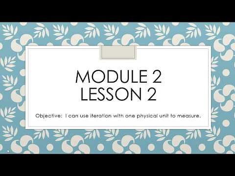 Grade 2 Module 2 Lesson 2