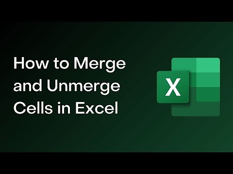 How to Merge Cells in Microsoft Excel: A Quick Guide