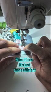 Do you use the chain piecing method? Sometimes I chain piece, sometimes I don't. What's chain piecing? Mostly used with quilting it's when you stitch small pieces together in a continuous line then you snip in-between afterwards to separate. Many people use this method when making a patchwork item. It can save on time and thread so can be a more efficient way of sewing some items. I don't often use this technique but it does help here when I'm attaching clasps to ribbon for my lip balm holders. 