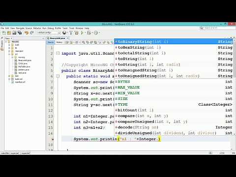 add two binary numbers in java | java tutorial for beginners