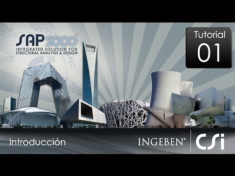 SAP2000 - Tutorial 01: Introducción