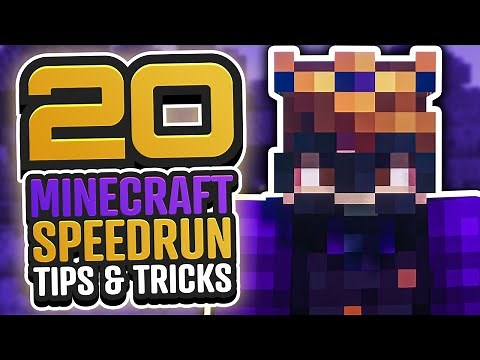 20 MINECRAFT SPEEDRUNNING TIPS FOR ANY PLAYER!