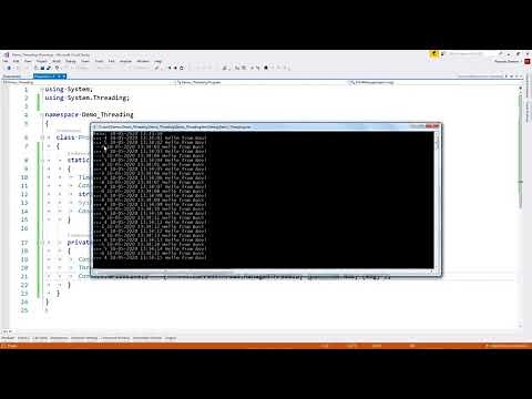 C# Threads(4): Using System Threading Timer in C#.Net