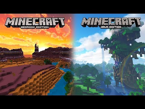 MINECRAFT BEDROCK EDITION VS JAVA EDITION ?