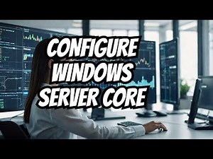 Configure Windows 2019 Server Core