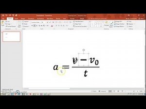 Animating Equations in PowerPoint