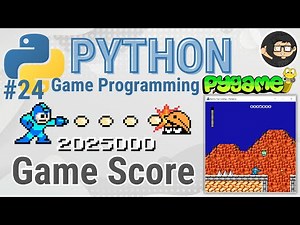 Pygame Tutorial 24 - Draw Text and Game Score