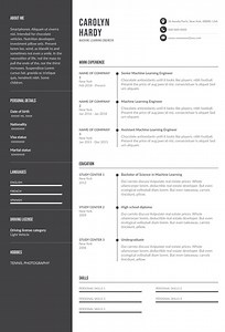 Machine Learning Engineer Resume | Examples With Templates