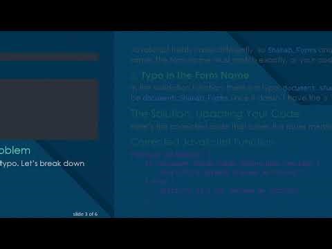 How to Fix Your JavaScript Validation Form That Doesn't Work