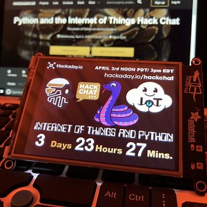 Python & the Internet of Things Hack Chat Device