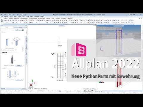 Allplan 2022 PythonParts mit Bewehrung