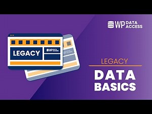 Legacy: Data Projects Basics