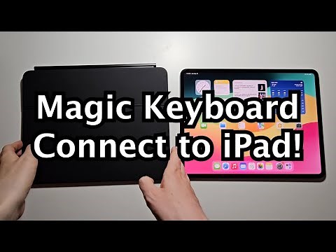Apple Magic Keyboard - How to Connect to iPad Pro!