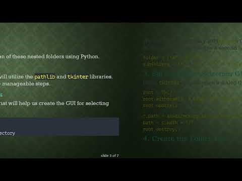 How to Create a Folder Tree in Python Efficiently