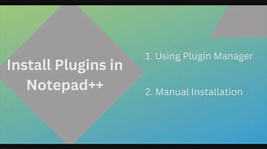 How to Install Plugins in Notepad++ - (Plugin Manager/Admin an...