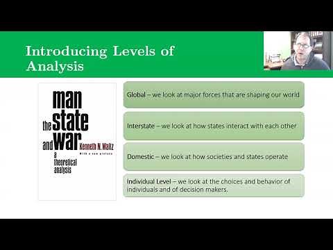 Brief Introduction to Levels of Analysis
