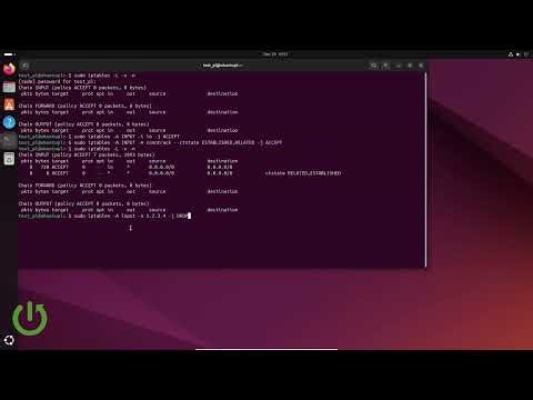 Linux – How to use iptables for firewall and port blocking