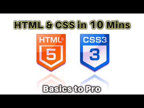 HTML & CSS Full Crash Course | Become a Web Developer in 600 Seconds