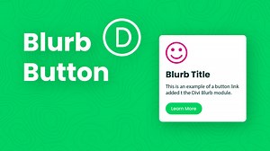 How To Add A Button To A Divi Blurb Module  - Tutorial by Pee-Aye Creative