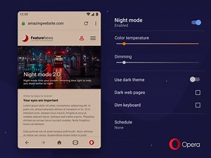 3.8K views · 1.1K reactions | Did you know that the Opera browser for Android allows you to schedule specific times to activate and deactivate night mode? Try it now and give your eyes a break: https://opr.as/5od7 | Opera | Facebook