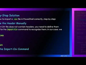 How to Import CSV Files in PowerShell