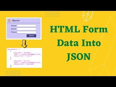 Post Form Data as JSON with Fetch API using JavaScript | HTML Form to JSON