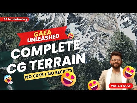 The Complete GAEA tutorial for beginners | Procedural Terrain Creation